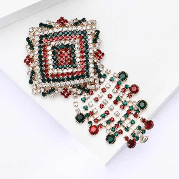 Брошь орнамент вышиванки водопад lan-2770