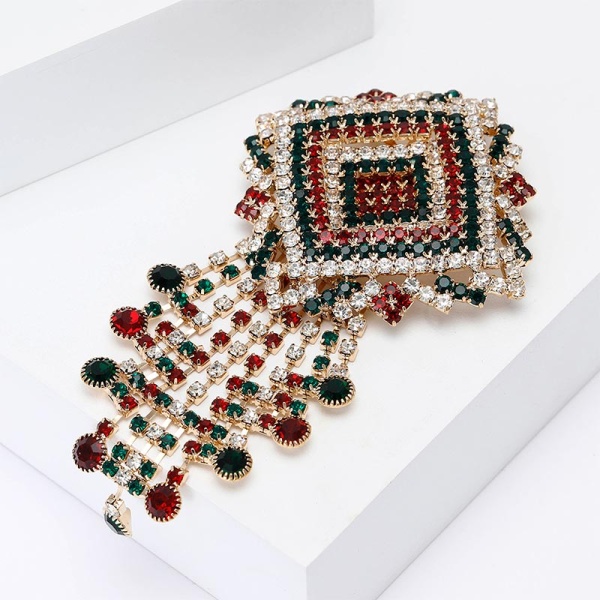 Брошь орнамент вышиванки водопад lan-2770