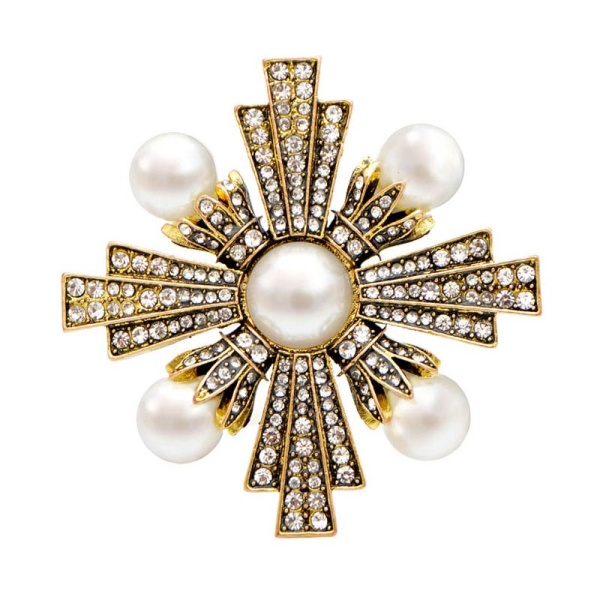 Брошка Хрест Вінтажний