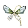 Брошка Метелик еліт кристал