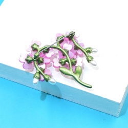 Брошка екзотичні квіти