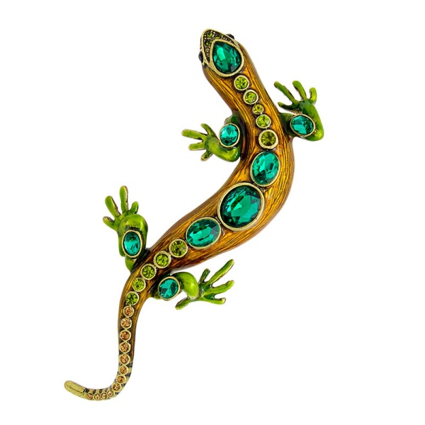 Брошь Ящерица шик lan-2771