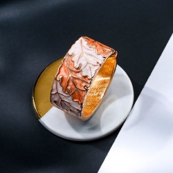 Металлический женский браслет Осенний лист lan-2871