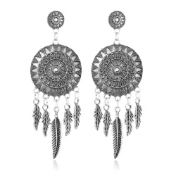 Довгі сережки в стилі бохо Geometry