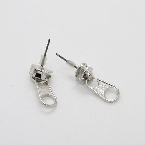 Серьги гвоздики Zipper молния