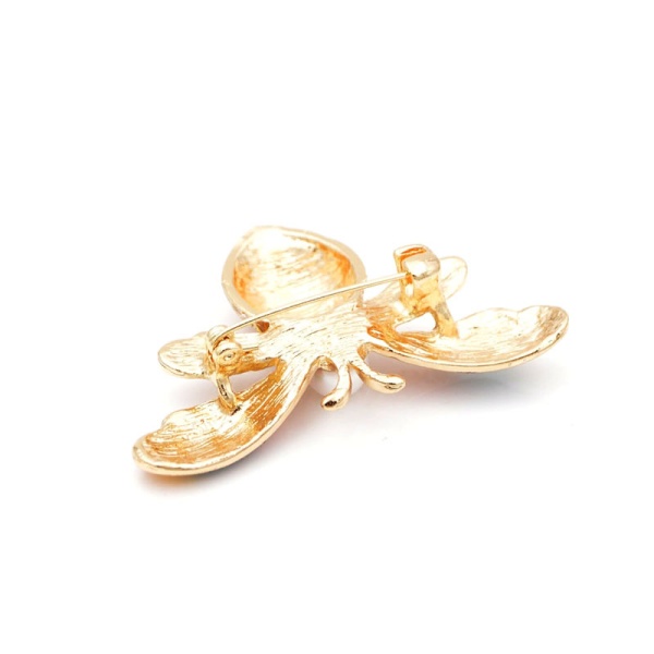 Брошь різнокольорова Бджола lan-3523