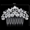Гребень для волос Цветок с кристаллами