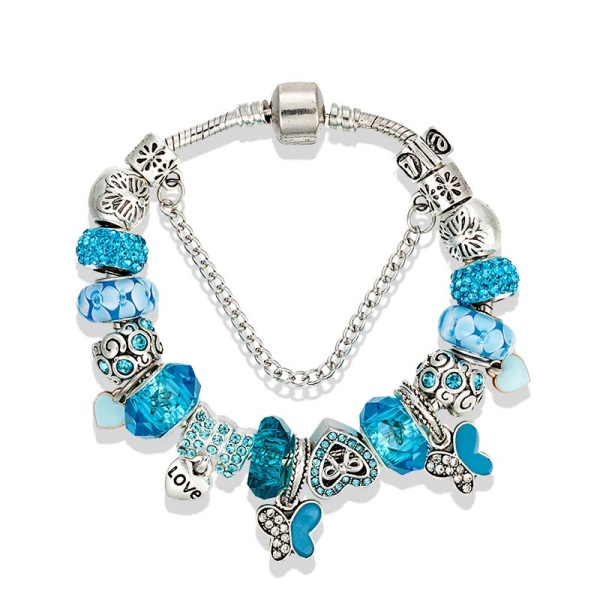 Браслет в стиле пандора Бабочки lan-3114