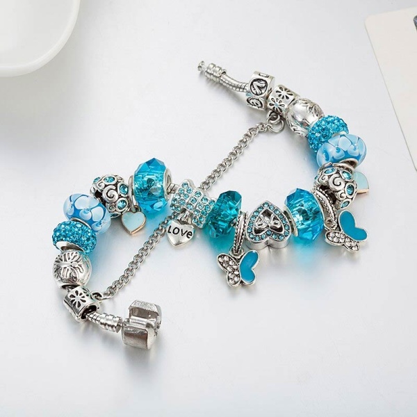 Браслет в стиле пандора Бабочки lan-3114