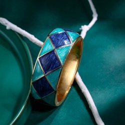 Металлический женский браслет Квадрат lan-2873