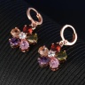 Набір прикрас квіточка: кулон і сережки
