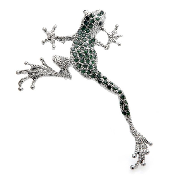 Брошка жаба Ква