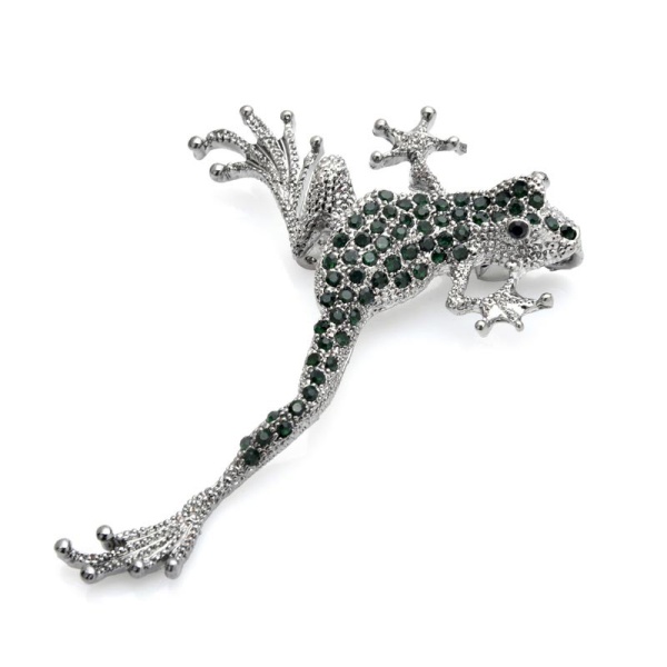 Брошка жаба Ква