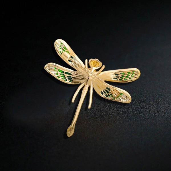 Брошь стрекоза Скай