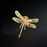 Брошь стрекоза Скай