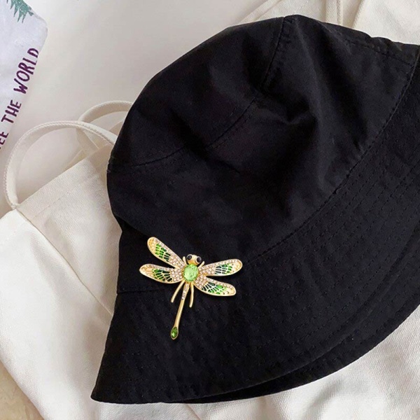 Брошь стрекоза Скай