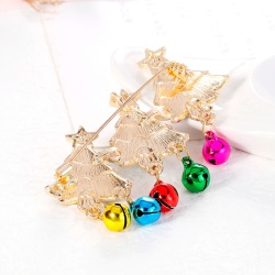 Новорічна брошка три ялинки lan-2775