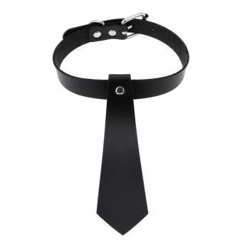 Кожаный чокер галстук lan-2875