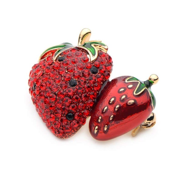 Брошка Полуниця