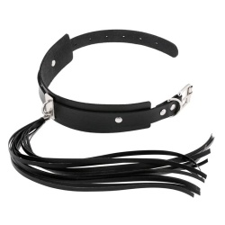 Кожаный чокер кисточка lan-2875