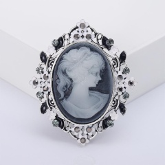 Брошь Камея классик lan-2977