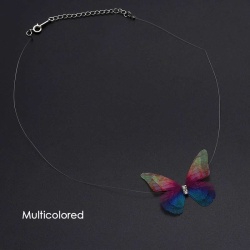 Кулон на леске Бабочка невидимка