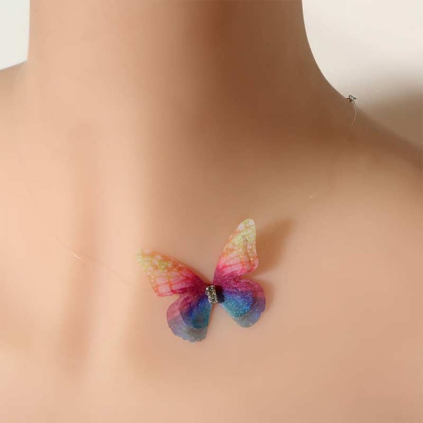 Кулон на леске Бабочка невидимка