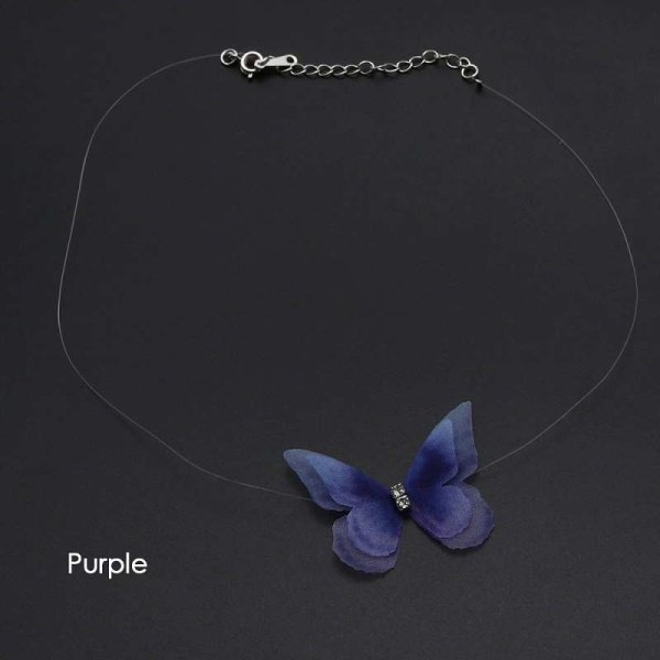 Кулон на леске Бабочка невидимка