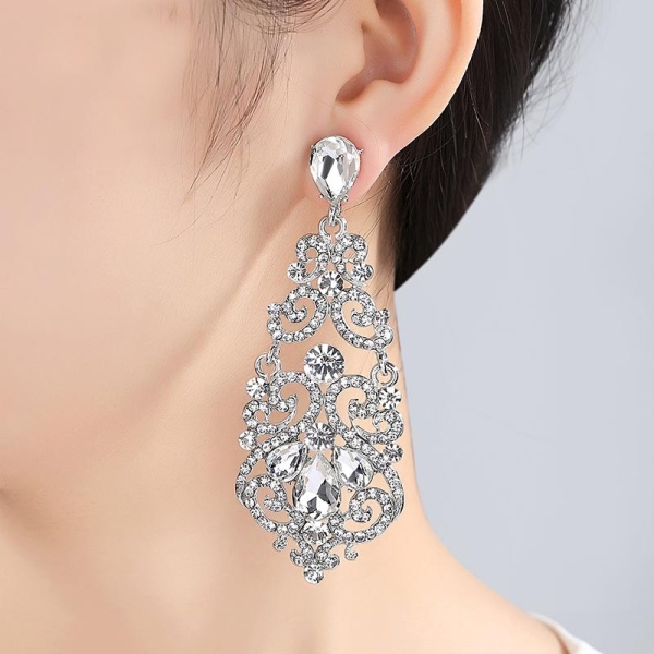 Свадебные серьги lan-3391