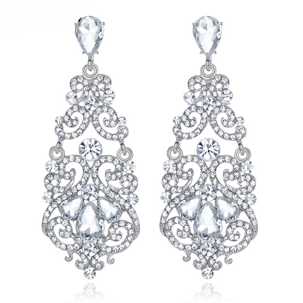 Свадебные серьги lan-3391