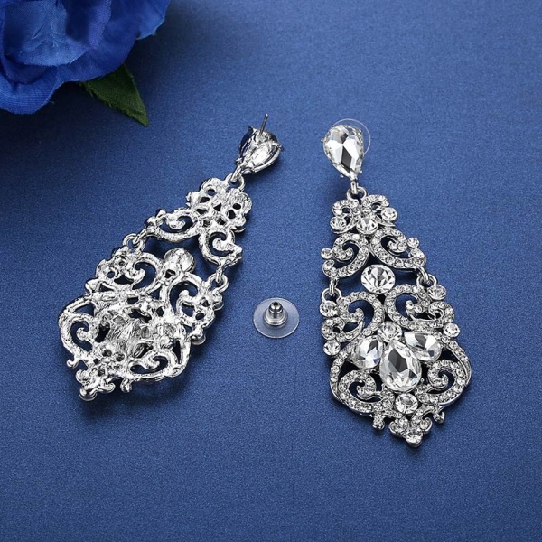 Свадебные серьги lan-3391