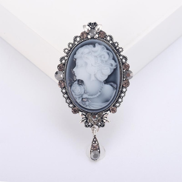 Брошка Камея класик з підвіскою lan-2978