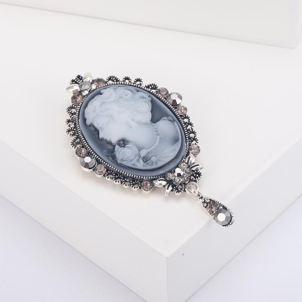 Брошка Камея класик з підвіскою lan-2978