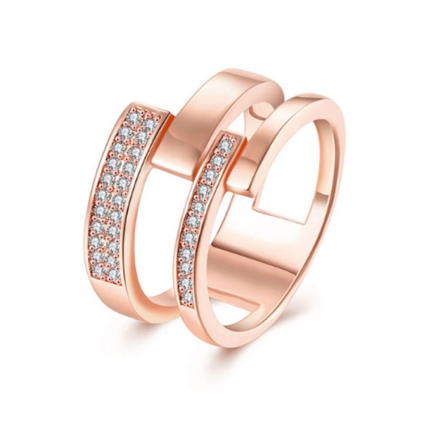 Женское кольцо Rose Gold