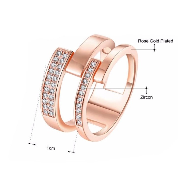Женское кольцо Rose Gold