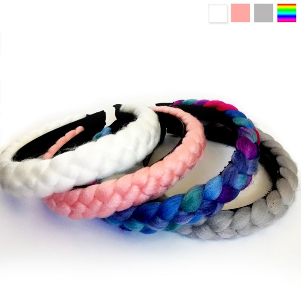 Обруч для волосся Коса канекалон