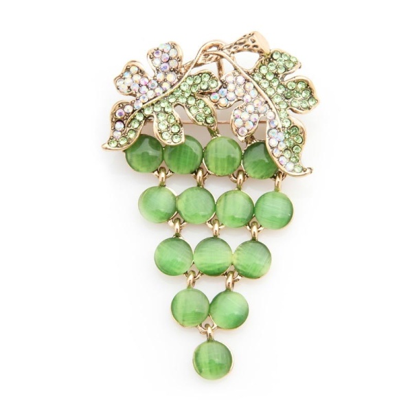 Брошка грона Винограда