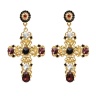 Сережки Хрести Bohemian Large