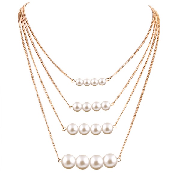 Кольє Перлинні нитки