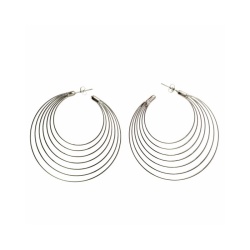 Серьги кольца Круги