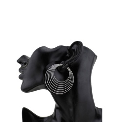 Серьги кольца Круги