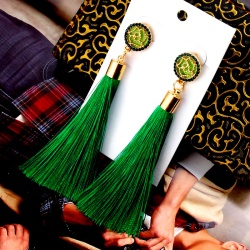 Серьги кисточки Flowers