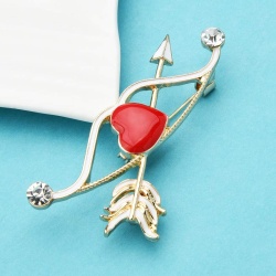 Брошь лук Амура