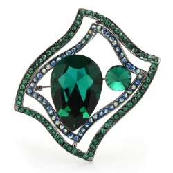 Брошка абстракція прямокутник