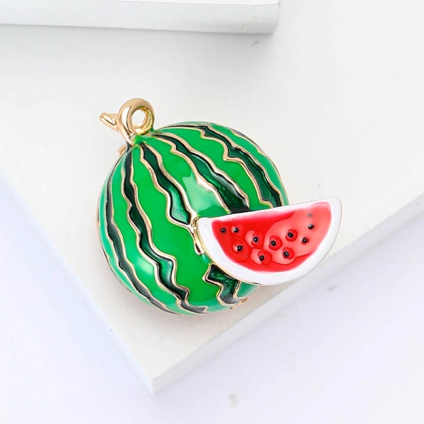 Брошь спелый Арбуз lan-3062 