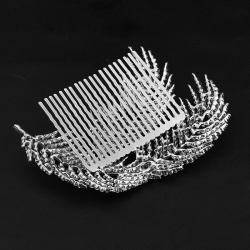 Гребінець для волосся Кришталеве перо