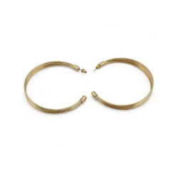 Серьги кольца Струнка