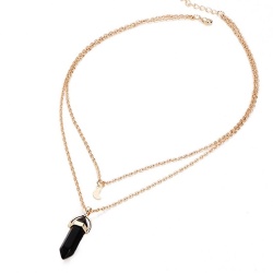 Цепочка с кулонами Кристалл и месяц