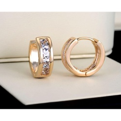 Серьги кольца Beauty Crystal