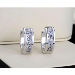 Серьги кольца Beauty Crystal